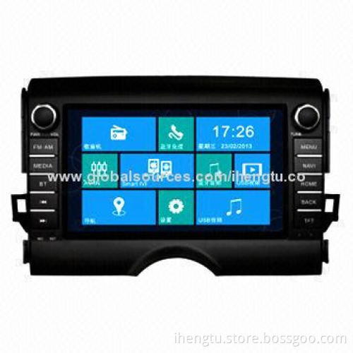 Double DIN Car Multimedia Player with HD Screen, Smart Link with Phone, Two-side Control Apps